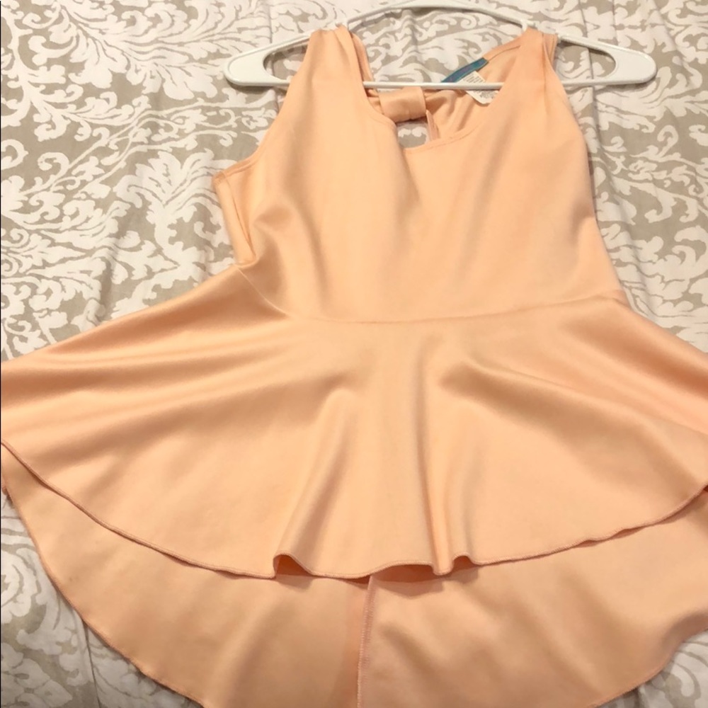 Beautiful blush high-low top